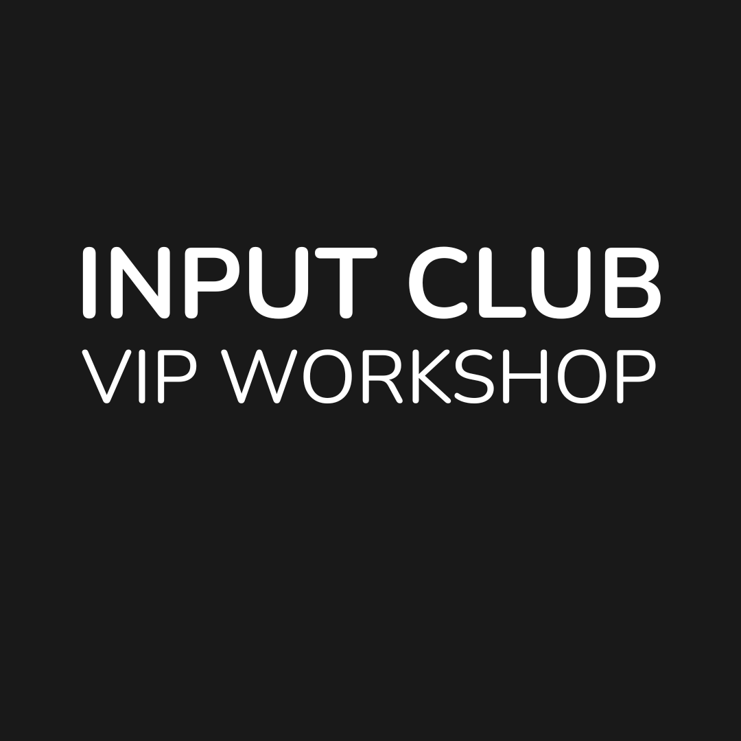 InputClub VIP Workshop av Markus Klepp